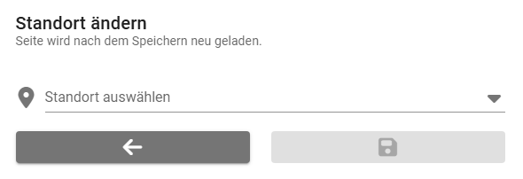 Einrichtung-Standort